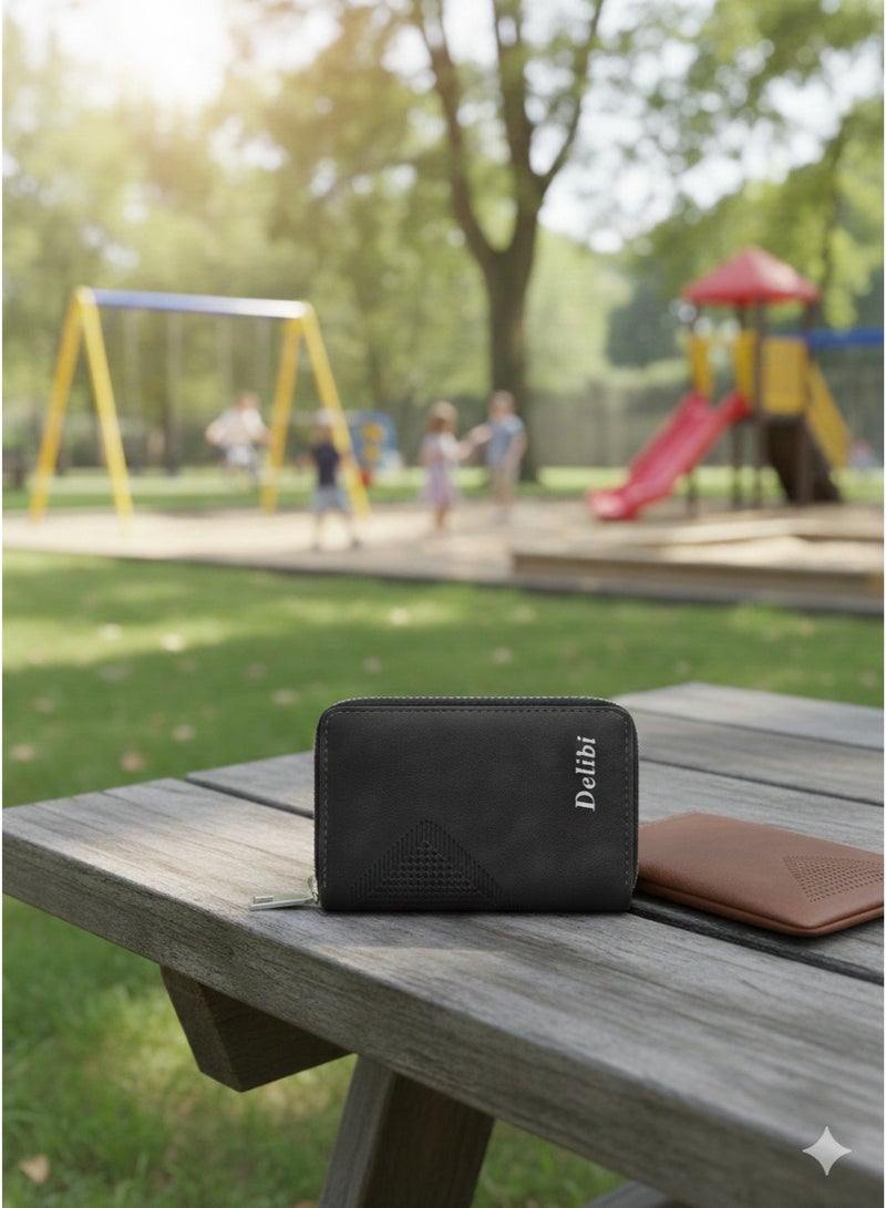 Delibi Perforated Slim Card Holder - Image 1