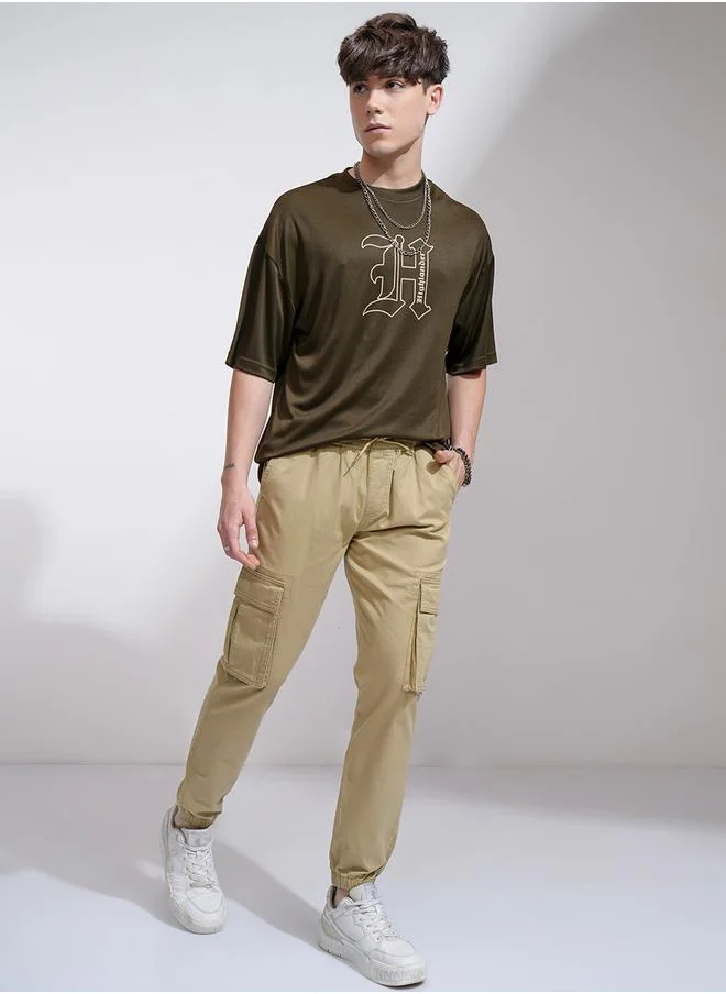 هاي لاندر Mid Rise Slim Fit Joggers Trousers