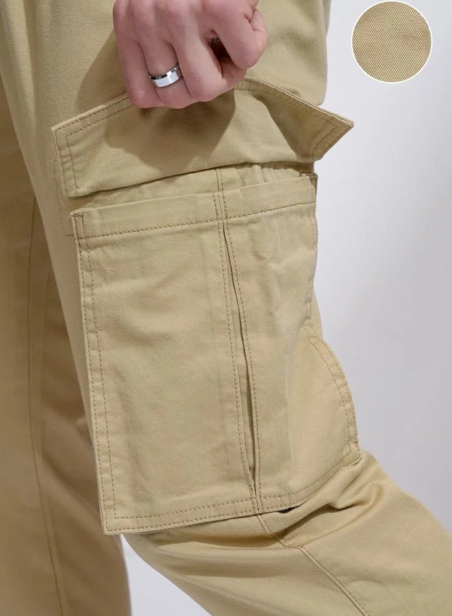 HIGHLANDER HIGHLANDER Mid Rise Slim Fit Joggers Trousers