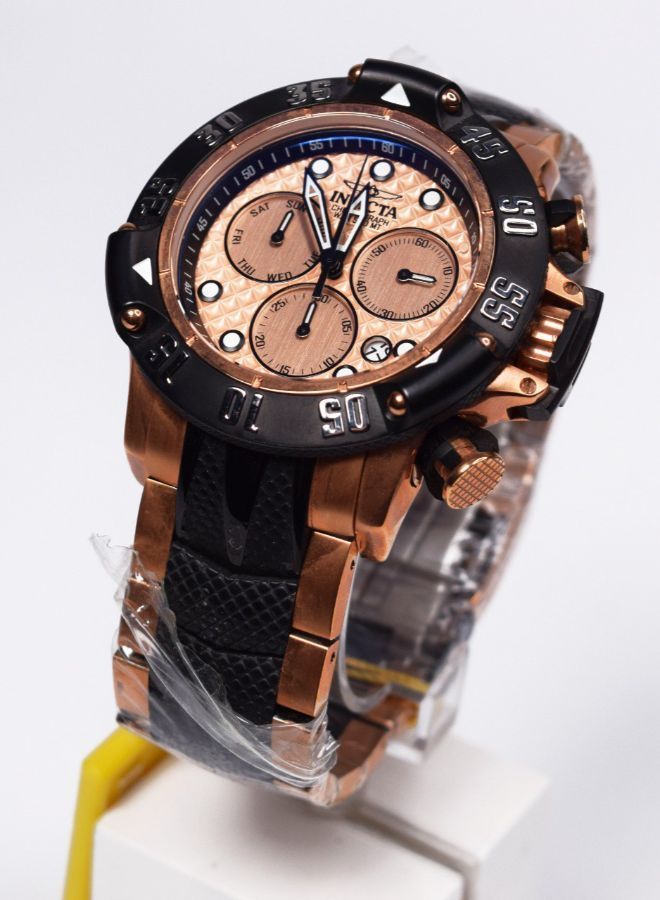 Invicta Subaqua Swiss Ronda Z60 Caliber Men's Watch - 55.45mm, Rose Gold, Black (23806) - Image 2