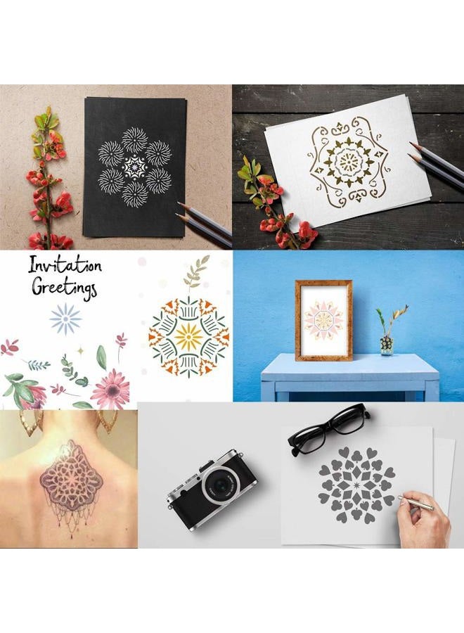 Fycooler Mandala Dotting Tools Painting Kit 41Pcs Pen Dotting Tools Mandala Stencil Ball Stylus Paint Tray for Mandalas Painting Rocks,Wall Decor Mandala Art Kit and Drafting Art Supplies - Image 5