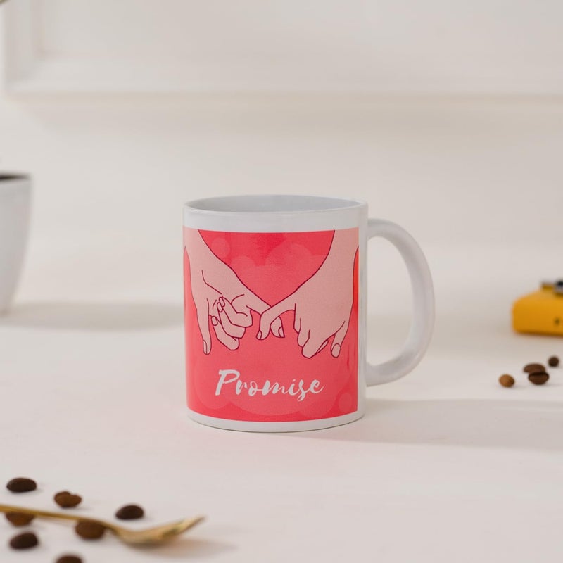 DecorTwist Printed Cute Coffee Mug for Loved Ones Couple Ceramic Coffee Mug Gift for Birthday Wedding Anniversary Girlfriend Boyfriend Husband Wife - Image 1