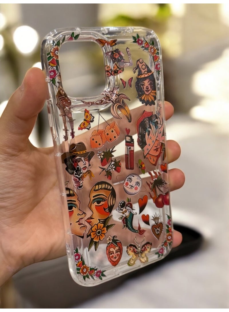 Great Choice Iphone Case Cover For Iphone 12 Pro Max Anti-Slip With Stickers Design - Image 4