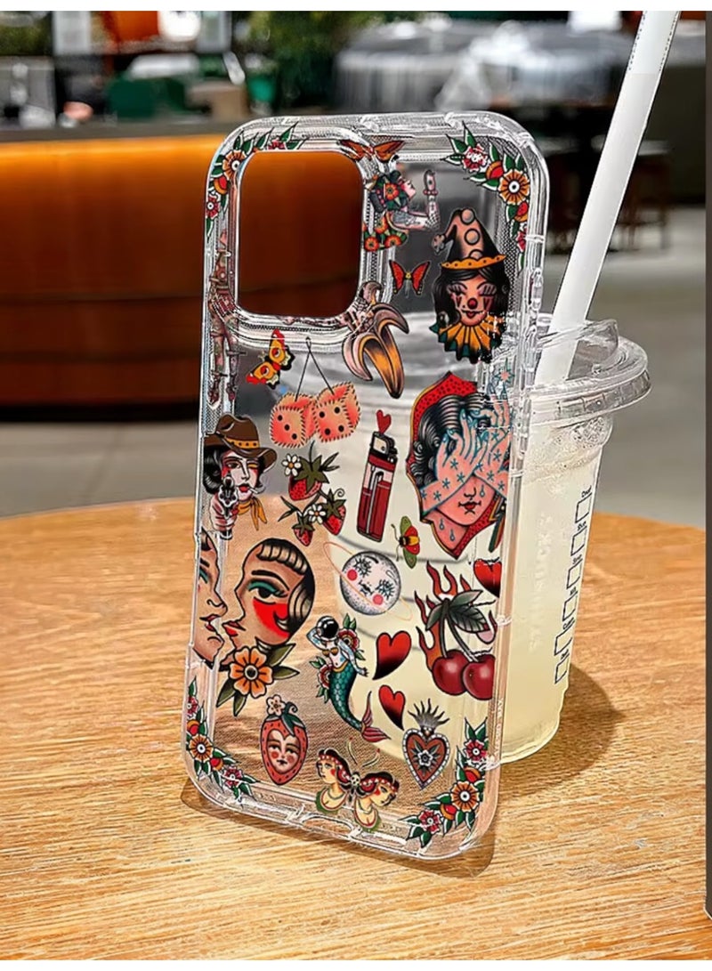 Great Choice Iphone Case Cover For Iphone 12 Pro Max Anti-Slip With Stickers Design - Image 1