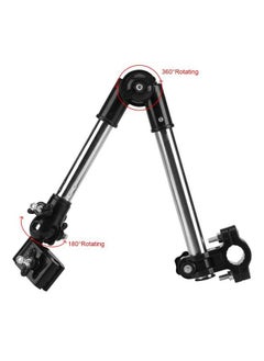 Zerodis Umbrella Holder For Stroller 360° Adjustable Bike Umbrella Stretch Mount Stand Holder Baby Stroller Pram Bicycle Chair(Black)  - Image 5