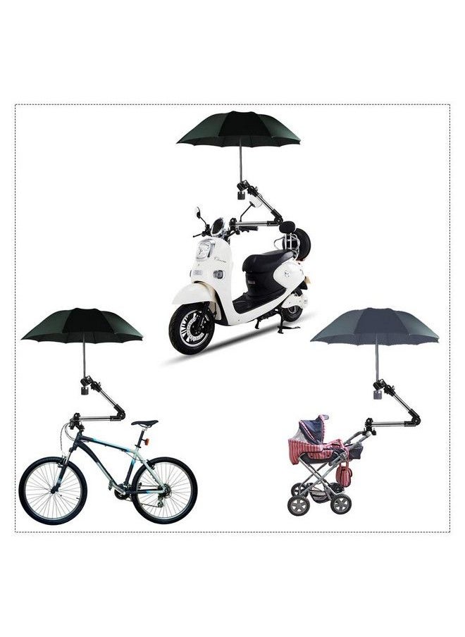 Zerodis Umbrella Holder For Stroller 360° Adjustable Bike Umbrella Stretch Mount Stand Holder Baby Stroller Pram Bicycle Chair(Black)  - Image 4