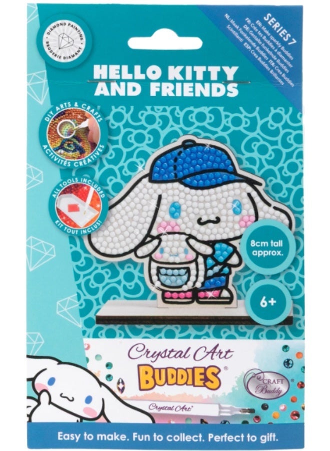 Hello Kitty Cinnamoroll Crystal Art Buddy Kit (Hello Kitty) DIY Craft Set - Image 3