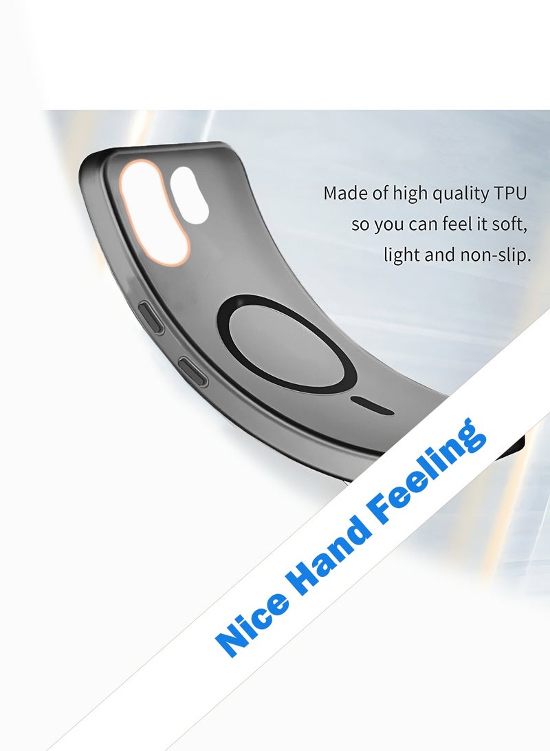 غطاء هاتف Nothing CMF Phone 2 Pro 5G 2025 هجين شفاف مع شحن مغناطيسي وحواف كاميرا مرتفعة مظهر أنيق (MCMPMN) - أسود - Image 3