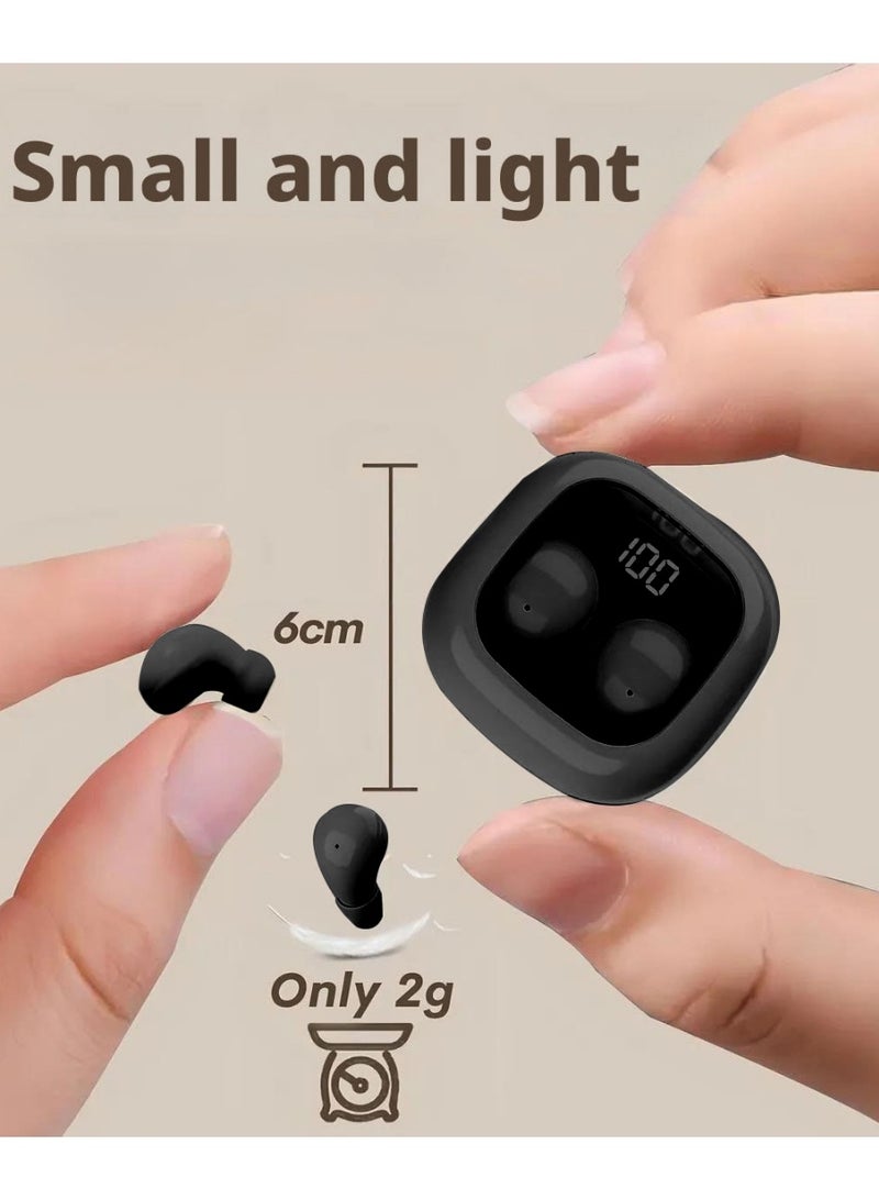 Bluetooth 5.3 Invisible Earbuds for Work and Sleep Ultra Small In-Ear Wireless Miniature Invisible Smallest Bluetooth Earbuds - Image 3
