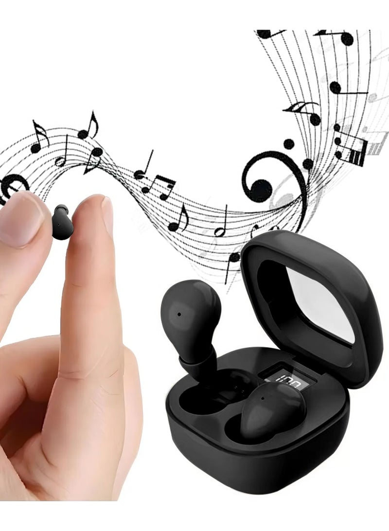 Bluetooth 5.3 Invisible Earbuds for Work and Sleep Ultra Small In-Ear Wireless Miniature Invisible Smallest Bluetooth Earbuds - Image 1