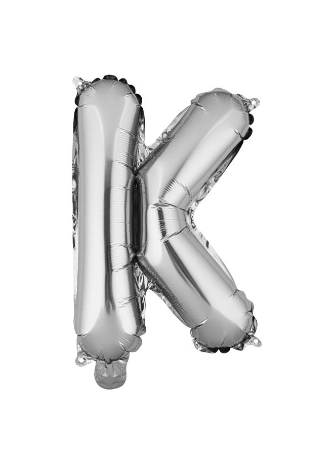 TOY GARDEN Giant Silver Letter K Balloon  Foil Helium Big Single Mylar Balloon Birthday Party Decoration Supply Baby Shower Event - Image 1