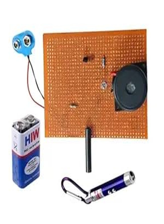 ESPtronics مجموعة أدوات مشروع علمي جاهز من ESPtronics لأجهزة إنذار الأمان بالليزر، نموذج عملي تعليمي STEM لطلاب الصف الثاني عشر. - Image 1