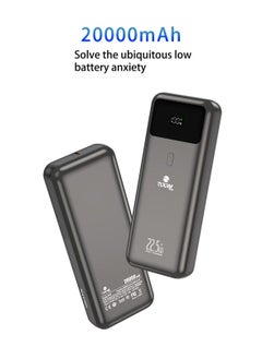Zoom Plus ZP-20 20000mAh 22.5W Ultra Fast Charging Power Bank 1 Input 1 Output External Battery Pack Grey MAXIMO  - Image 2