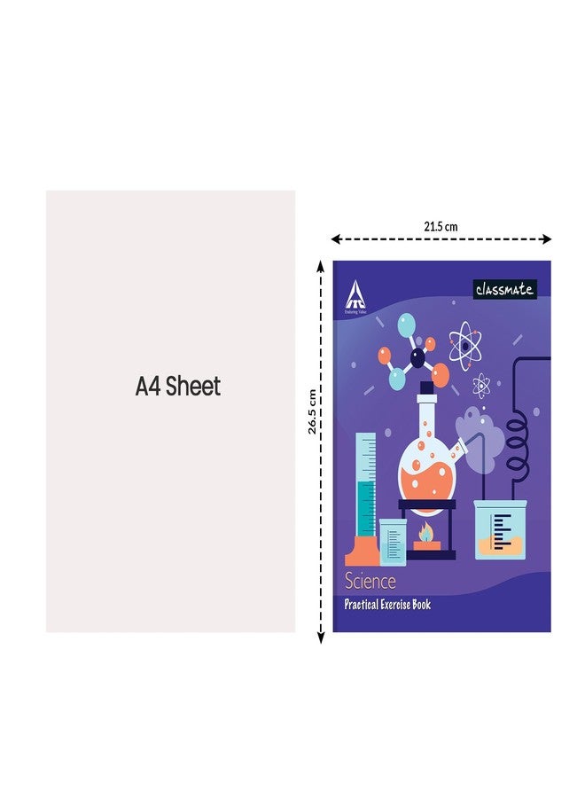 Classmate Practical Notebook - 26.5 X 21.5 cm, Hard Cover, 116 Pages, Single Line - Pack of 6 - Image 5