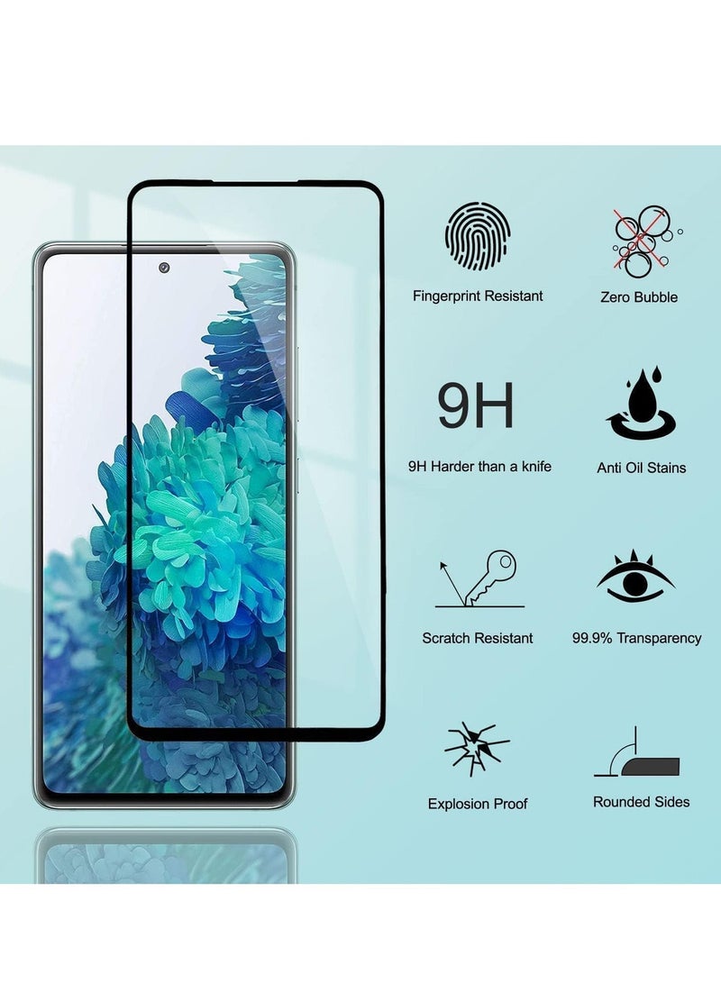 Raxoom 2 Pack 5D Clear Tempered Glass Screen Protector for Samsung Galaxy â€“ Ultra HD Display Protection, Edge-to-Edge Full Coverage, Scratch Resistant, Case Friendly, Bubble-Free Easy Installation for Samsung Phones SAMSUNG M31 - Image 4