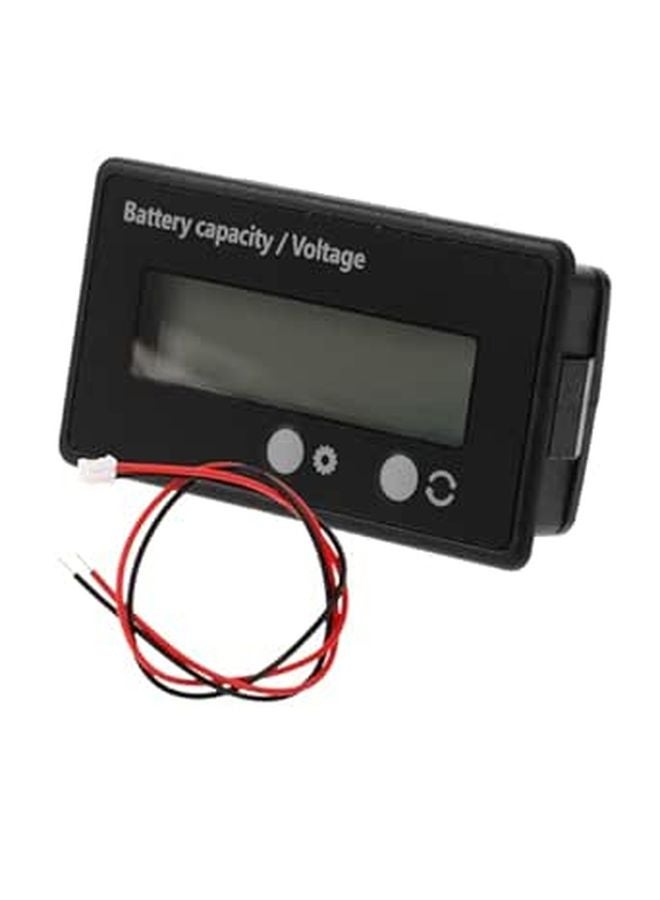 مراقب بطارية عالي الدقة 12 فولت بشاشة عرض LED خضراء للسيارات والعربات السكنية وعربات الغولف - Image 1