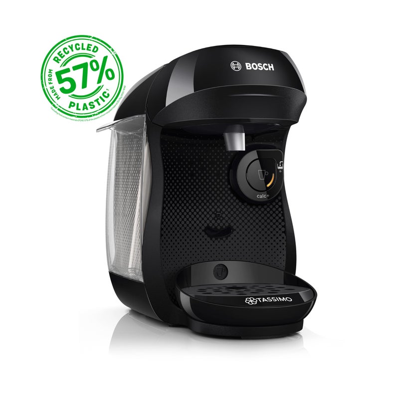 تاسيمو Tassimo by Bosch Happy Friendly Pod Coffee Machine, TAS102EGBC, Black - Image 3
