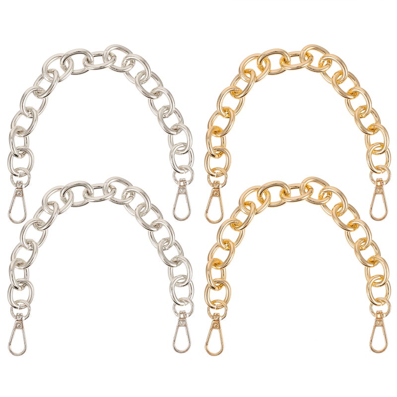 Purse Chain Handbag,Durable Toroidal Ring Buckle for Handbags,DIY Craft Projects - Image 1