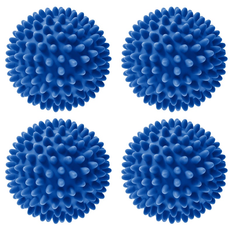 Handy Laundry Laundry Dryer Balls, Clothes Come Out Soft, Fluffy, Fewer Wrinkles & Less Static Cling, A Natural Alternative to Fabric Softener, Reduce Drying Time and Save on Energy, (Set of 4)