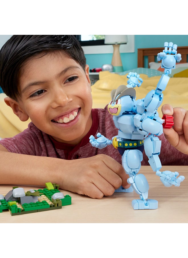 MEGA - Pokémon Action Figure Building Toys, Machamp With 399 Pieces, 1 Poseable Character With Full Articulation, Gift Idea For Kids - Image 1