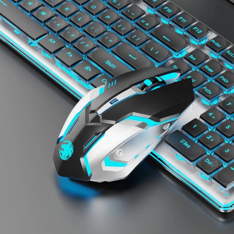 Eweadn ماوس Eweadn G305 Rechargeable Wireless Bluetooth Dual-Mode Mouse, Silent, Ergonomic, Lightweight, for Office, Gaming, Laptop, Desktop - Image 5