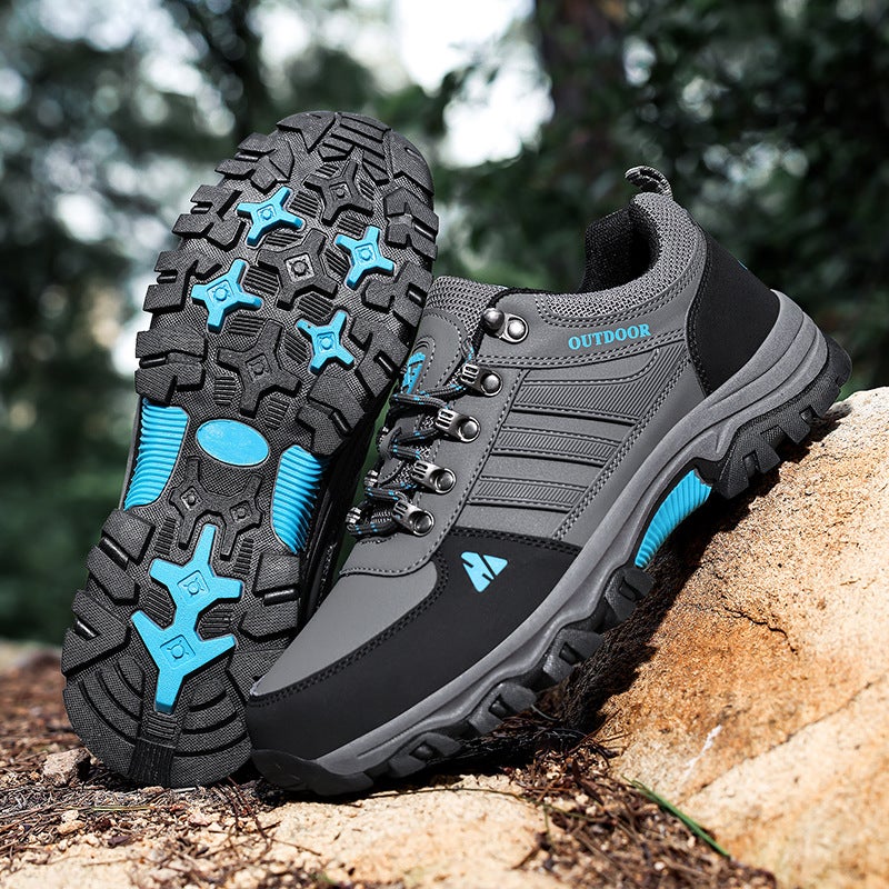New Men'S Hiking Shoes, Walking Sports Shoes, Rubber New Casual Non-Slip Outdoor Men'S Travel Shoes - Image 2
