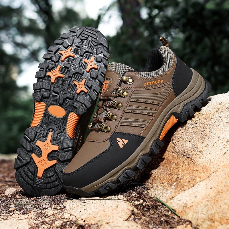 New Men'S Hiking Shoes, Walking Sports Shoes, Rubber New Casual Non-Slip Outdoor Men'S Travel Shoes - Image 4