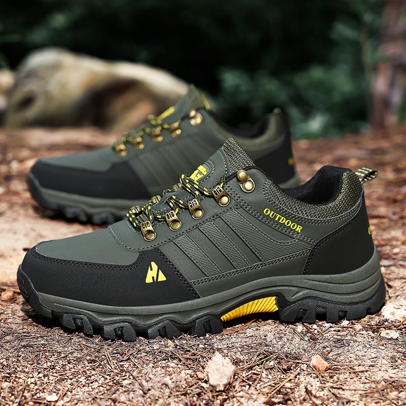 New Men'S Hiking Shoes, Walking Sports Shoes, Rubber New Casual Non-Slip Outdoor Men'S Travel Shoes - Image 1