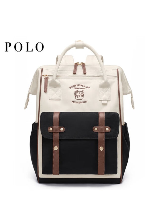 Polo Backpack For Women, Niche High-end Schoolbag, Huawei Apple 15.6-inch Laptop Bag, Large Capacity Backpack, Gift For Girlfriend - Image 2