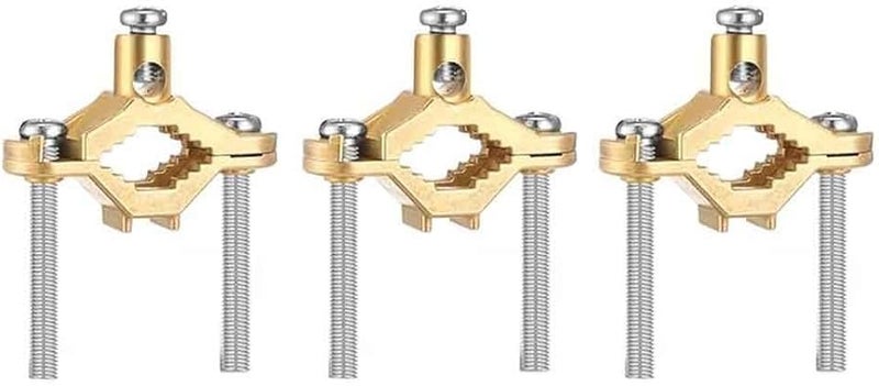 1Pcs Heavy Duty Copper Alloy Ground Clamp Set For 1 2 To 1 Inch Water Pipe Bonding - Image 2