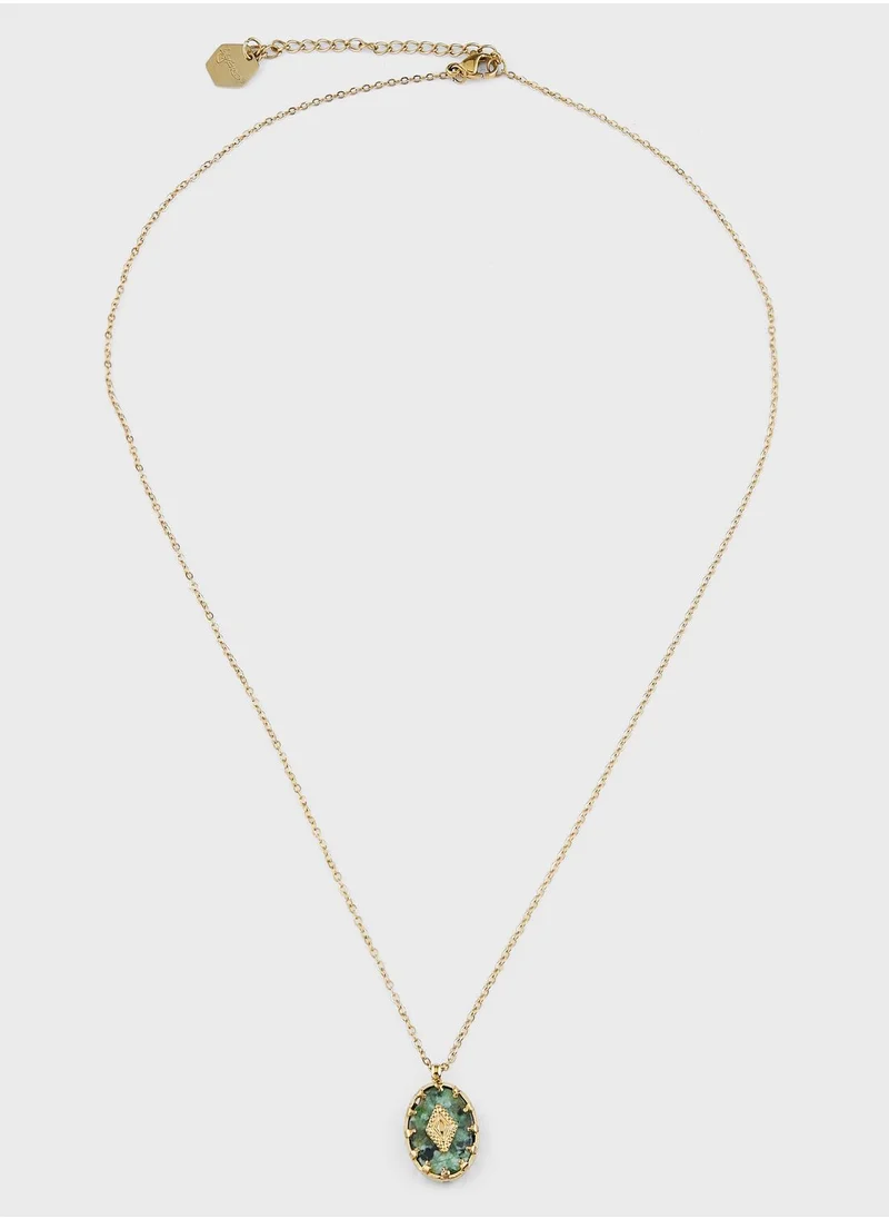 ليدي موف ALMAS DIAMOND PENDANT NECKLACE