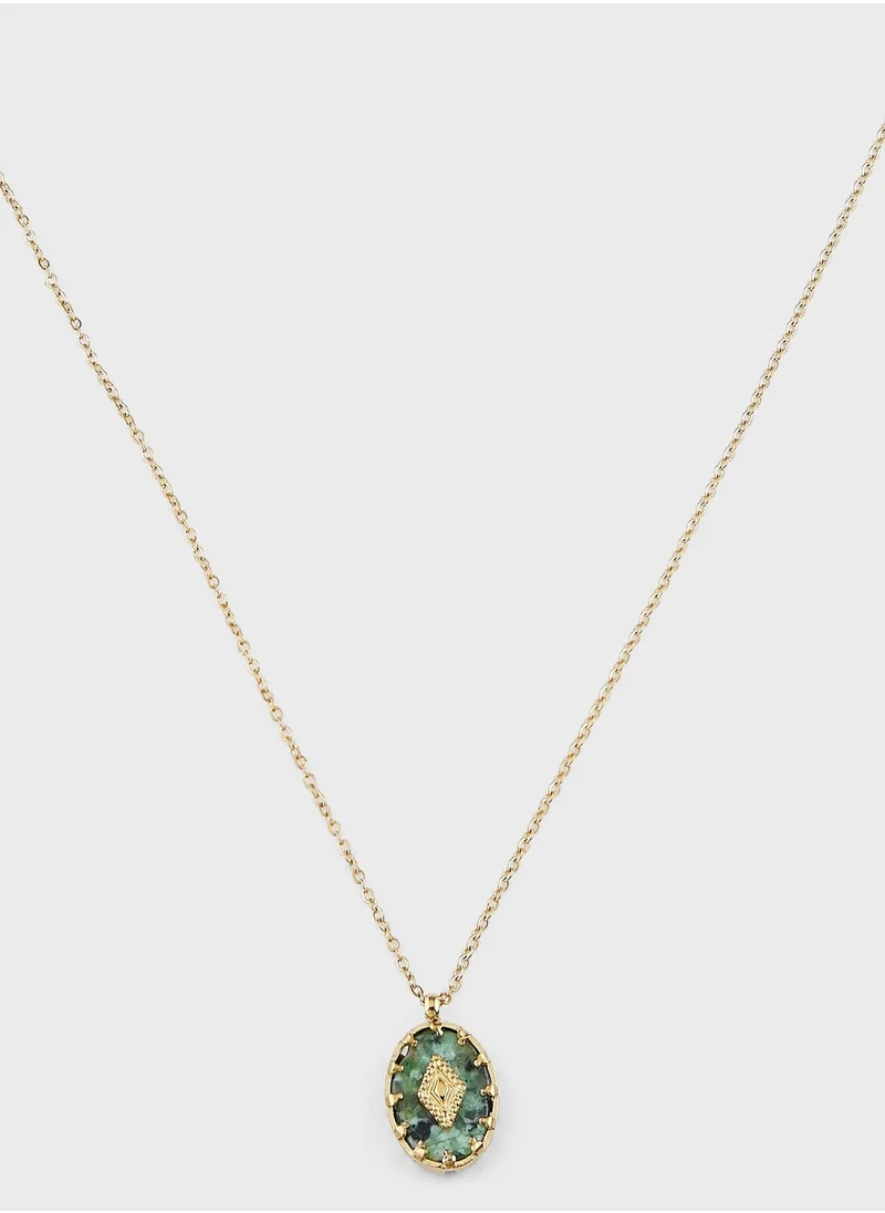 ليدي موف ALMAS DIAMOND PENDANT NECKLACE