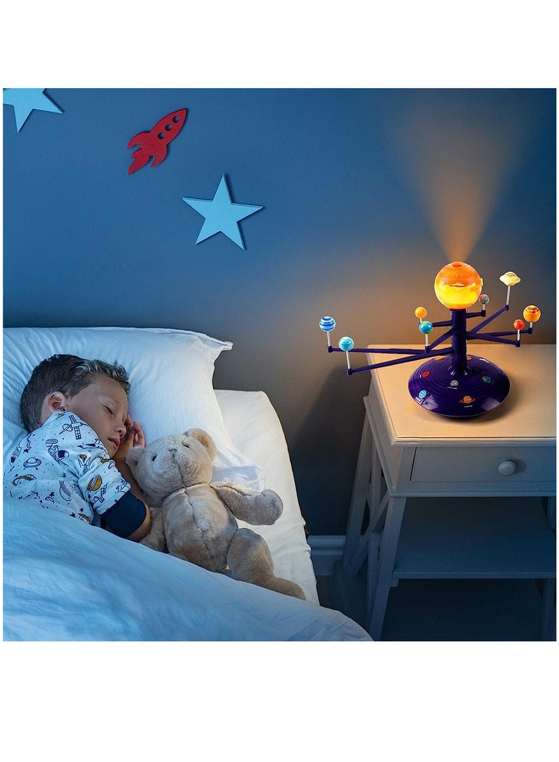 Solar System for Kids - 8 Planets for Kids Solar System Model with Projector, Talking Space Toys for 3 4 5 6 7 8 Year Old Boys and Girls Gift - Image 5