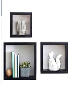 Generic 3-Piece Solid Wood Wall Mounted Floating Shelves For Books And Accessories  - Image 4