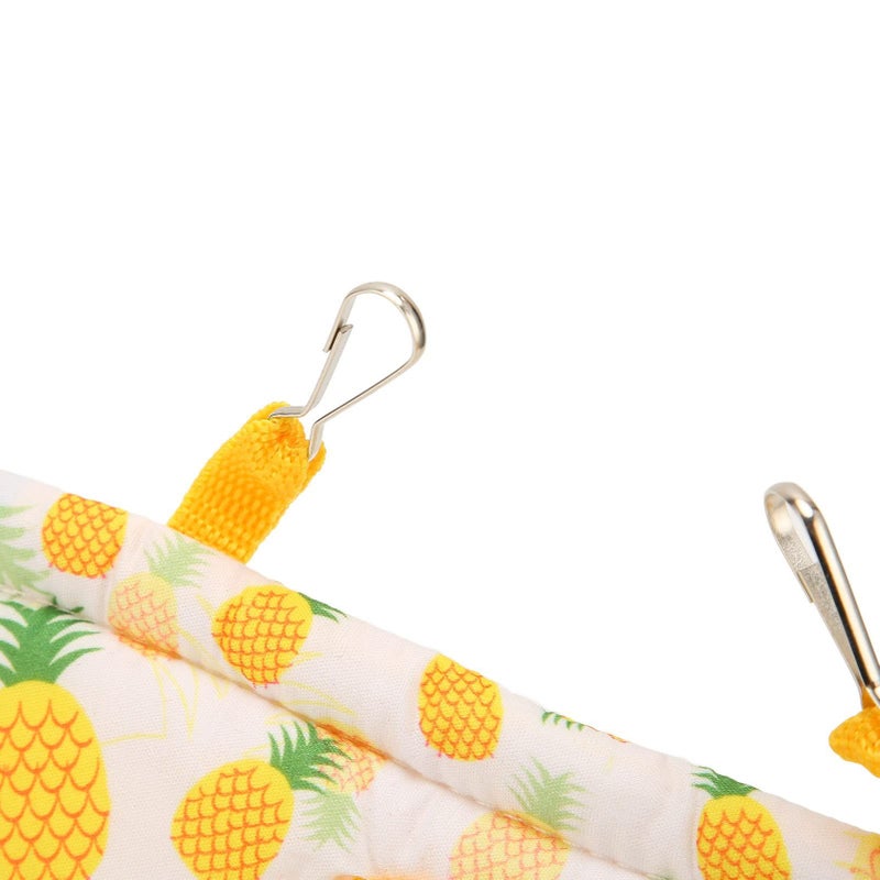 Triangular Parrot Hammock Yellow Pineapple Bird Nest With Hooks L - Image 5