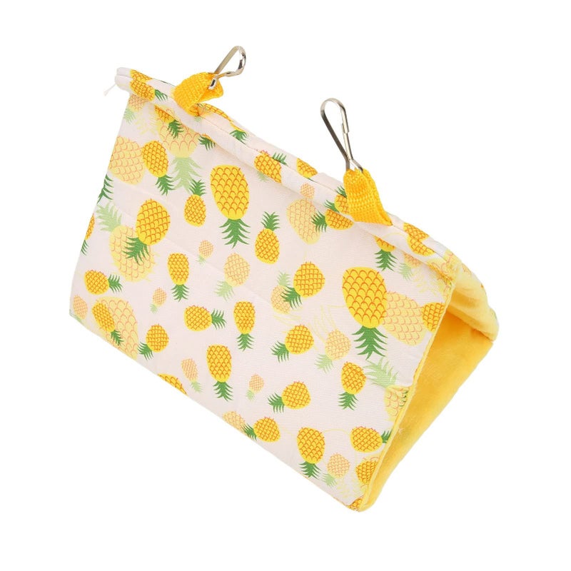 Triangular Parrot Hammock Yellow Pineapple Bird Nest With Hooks L - Image 4