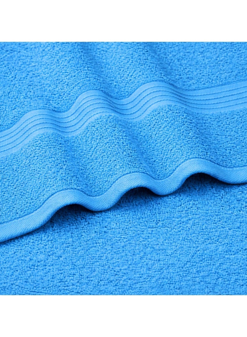 Bliss Casa Bath Towel Set (4 Pack, 70 X 140 cm) - 550 GSM 100% Combed Cotton Quick Drying Highly Absorbent Thick Bathroom Towels - Soft Hotel Quality for Bath and Spa - Image 3