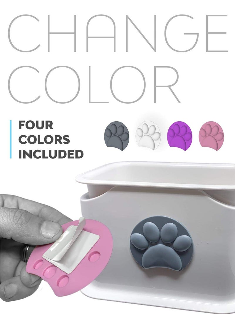 iPrimio Universal Cat Litter Scooper Holder - Durable with Heavy Scoopers Holding Stability - Kitty Litter Box Scooper Accessory - Works with Plastic & Metal Cat Scoop Holder - 4 Color Options - Image 4