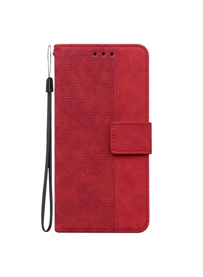 اس-توب جراب هاتف Honor Magic6 Pro من الجلد المنقوش هندسيًا - Image 3