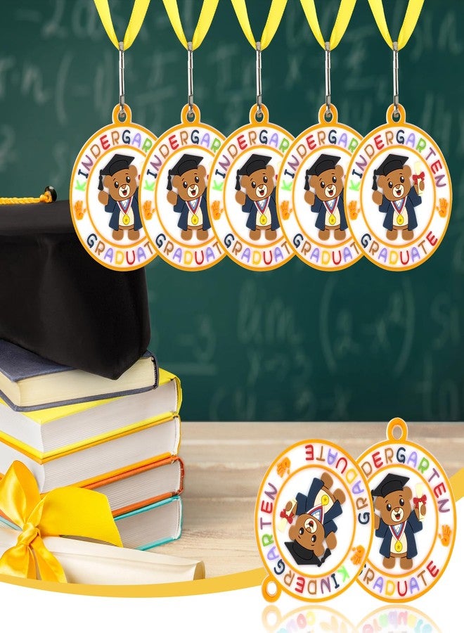 Hedeey Kindergarten Graduation Medal for Kids Preschool Pre-k Graduation Award Medals with Neck Ribbon for School Student Graduation Party Gifts Favors(24 Pcs, 2 Inch) - Image 3