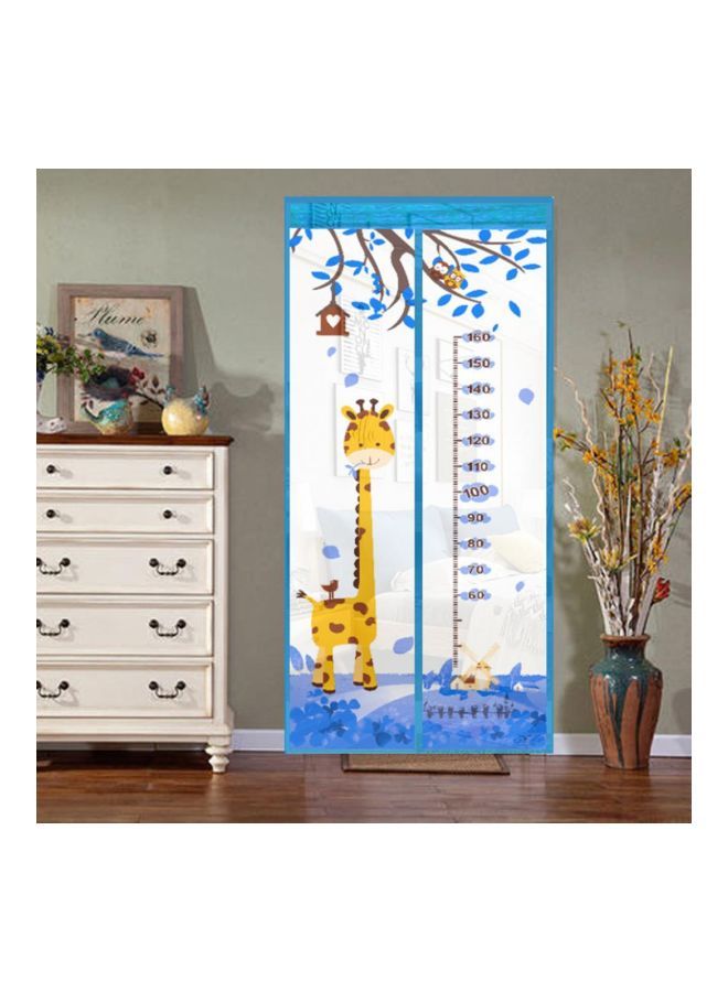 نيبمينينت ستارة باب مضادة للبعوض ومزينة بطبعات أزرق/أصفر/أبيض 100x210سنتيمتر - Image 2