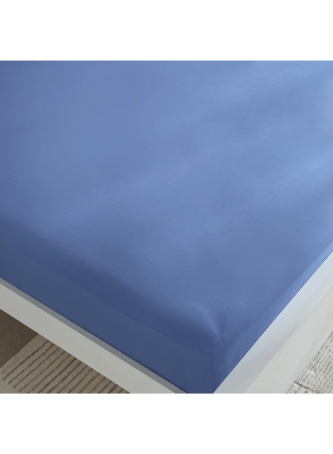 Home Box Derby Solid Microfiber Olympic Queen Fitted Sheet 160 X 200 X 25 Cm - Image 2