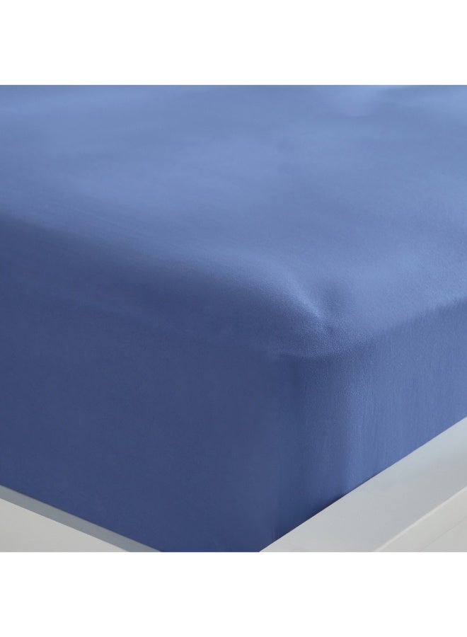 Home Box Derby Solid Microfiber Olympic Queen Fitted Sheet 160 X 200 X 25 Cm - Image 5