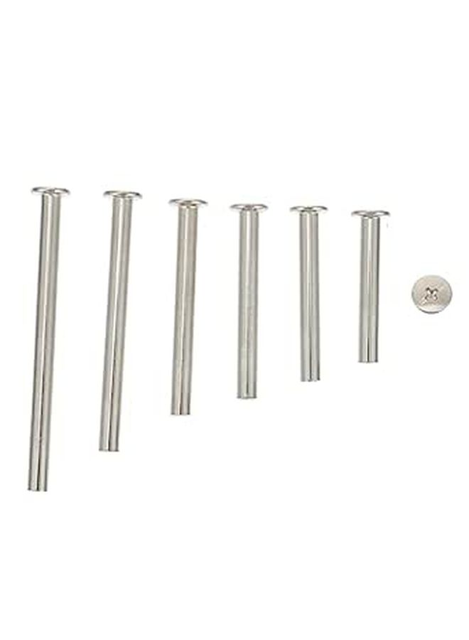 MAGICLULU 60pcs Scrapbook Binding Album Screws Smooth Easy Install For Account Calendar - Image 1
