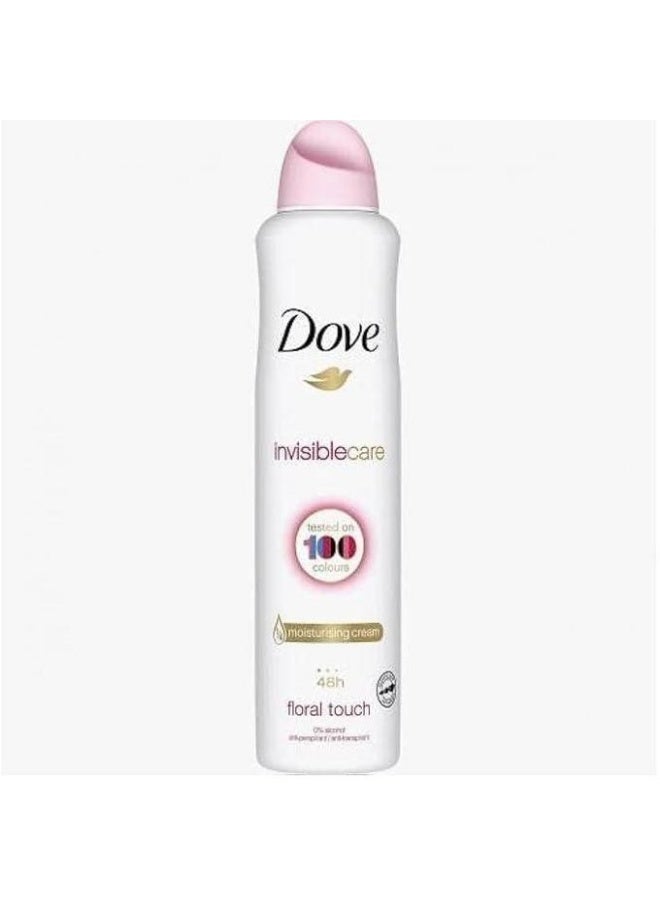 Dove Deodorant  Spray Women's  Invisible Care Floral Scent 250 ml (Packaging may vary)