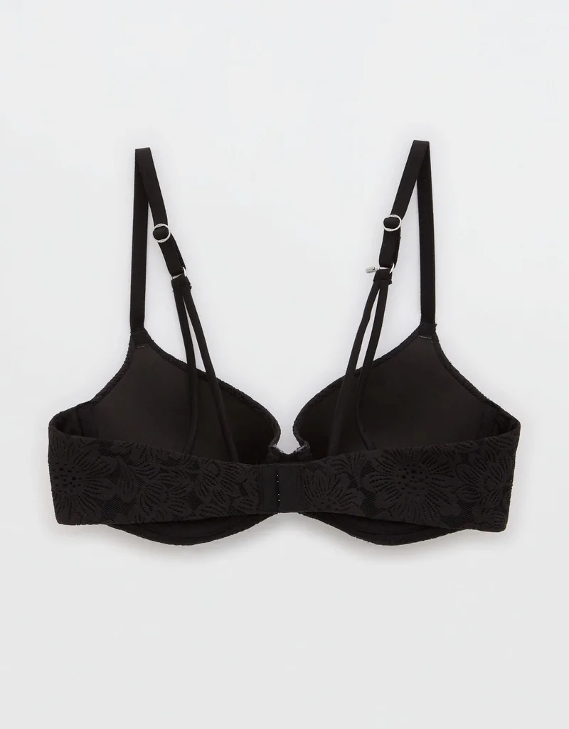 Aerie  Aerie Sunnie Demi Push Up Bloom Lace Bra for Women | Best Price UAE