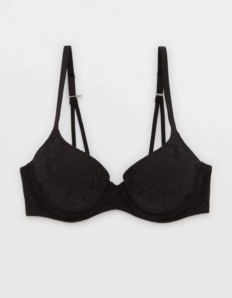 Aerie  Aerie Sunnie Demi Push Up Bloom Lace Bra for Women | Best Price UAE