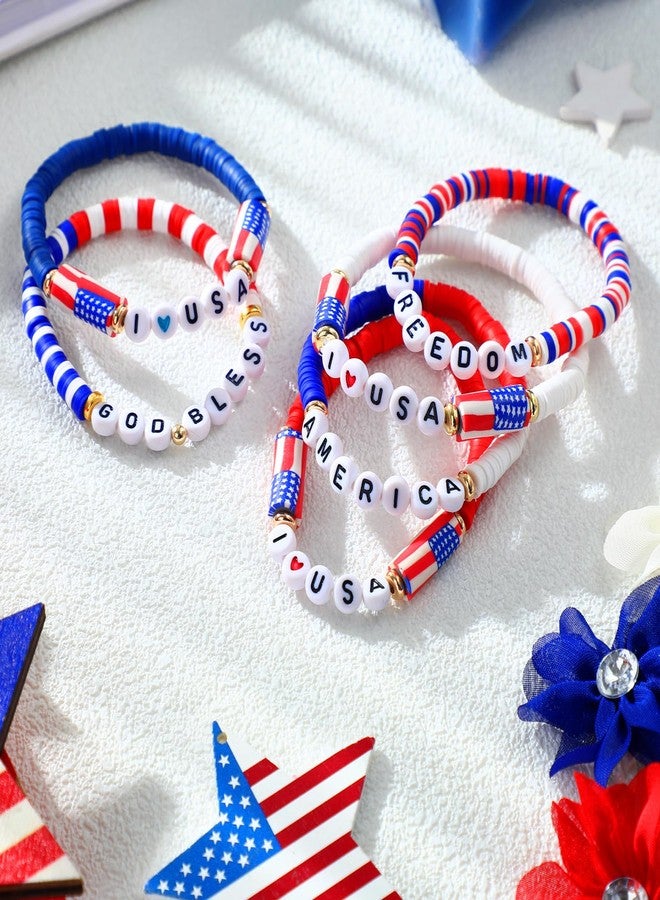 Kenning 36 Pcs Veteran's Day Bracelets Gift American Flag Military Bracelets Patriotic Wristbands Bulk for Army Memorial Gift - Image 4