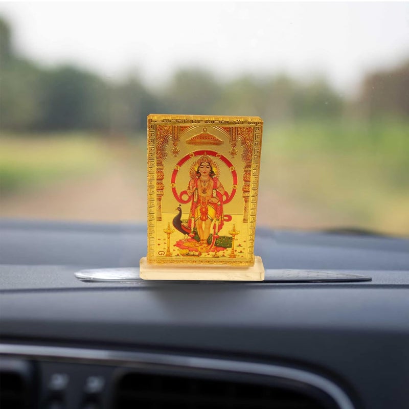 Spillbox Acrylic Car Dashboard IdolCar AccessoriesCar Dashboard Decoration ItemsPerfect for Giftingcar Dashboard DecorDecorative Showpiece for Home and Office Lord Murugan