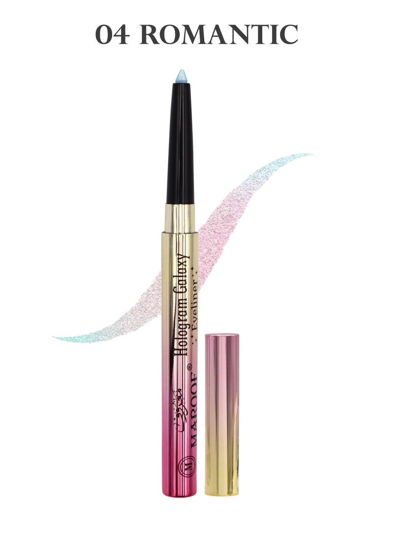MAROOF Hologram Galaxy 24-Hour Long Lasting Eyeliner 0.35g - 04 Romantic - Image 2